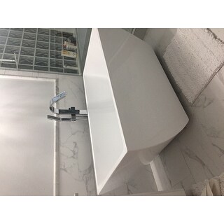 Vanity Art 59 Freestanding Acrylic Bathtub Modern Stand Alone Soaking Tub With Chrome Finish Slotted Overflow Pop Up Drain On Sale Overstock 12364438